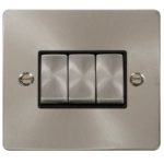 Click FPBS413BK Plateswitch 3G 2W10A