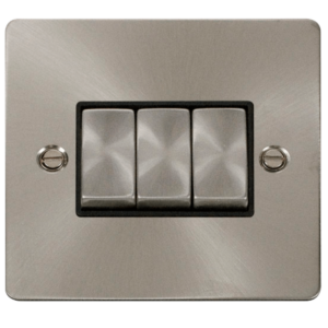 Click FPBS413BK Plateswitch 3G 2W10A