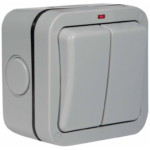 BG WP42 IP66 Switch 2 Gang 2 Way 20A