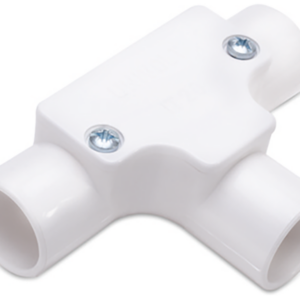 U/Volt IT20WH Inspection Tee 20mm White