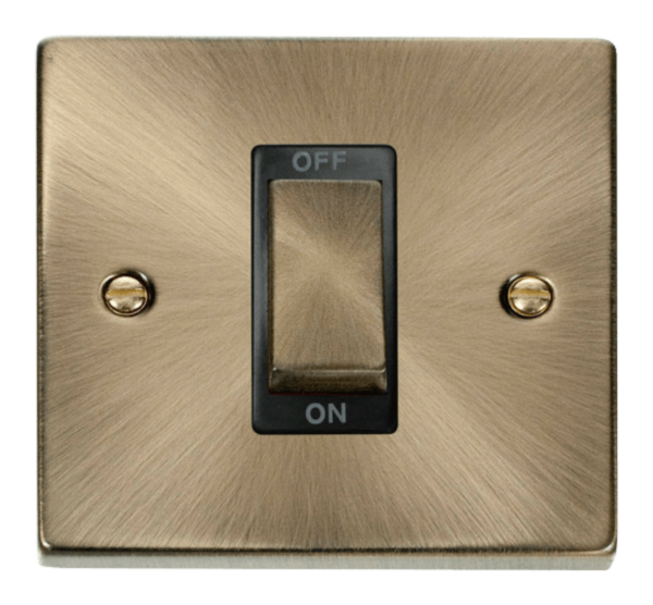 Click VPAB500BK Switch 1 Gang DP 45A