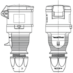 Walther 330306 Coupler 32A 220/250V