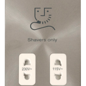 Click FPBS100WH Shaver Socket 115/230V