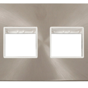 Click FPBS404WH Frontplate 2G 4Aperture