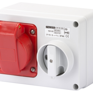 Gewiss GW66009 Socket 16A 380V 3P+N+E