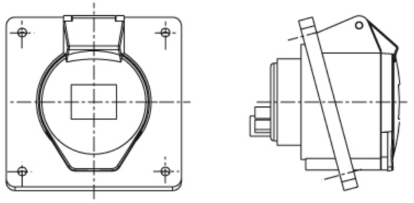 Walther 510304 Socket 16A 110/130V