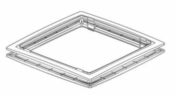 Vortice 22493 Quadro Super i Ceiling Kit