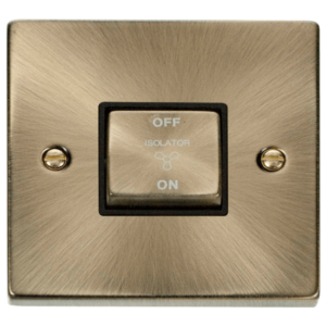 Click VPAB520BK Isolator Fan TP 10A