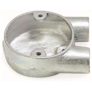 Deligo U20 Circular U Box 20mm Galv