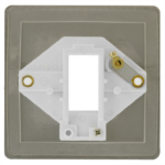 Click FPBS401BK Frontplate 1G 1Aperture