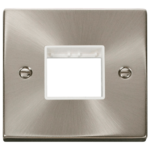 Click VPSC402WH Frontplate 1G 2Aperture