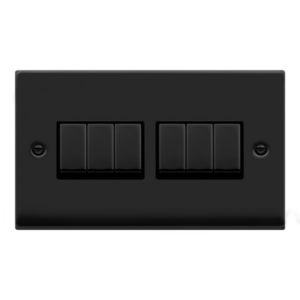 Click VPMB416BK Plateswitch 6G 2W 10A MB