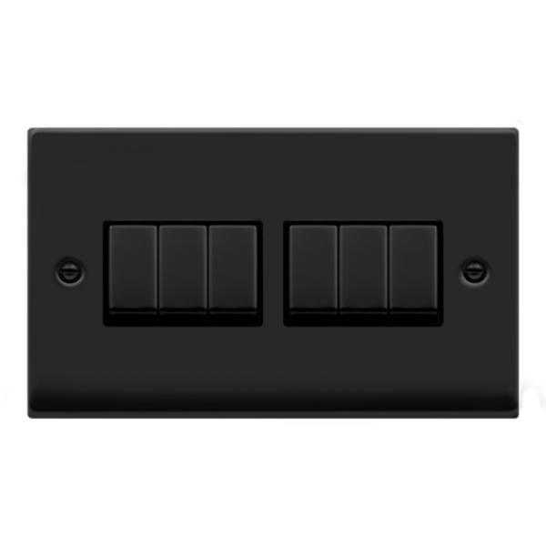 Click VPMB416BK Plateswitch 6G 2W 10A MB