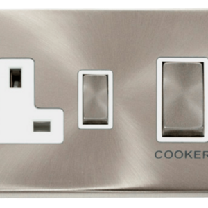 Click VPSC504WH Switch & 13A Socket 45A
