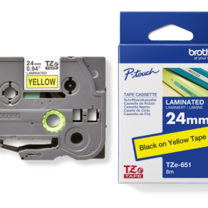 Brother TZE651 Labelling Tape 24mmx8m