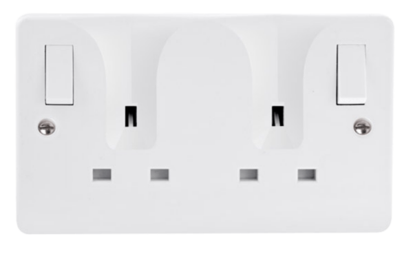 Click CMA736 Socket 2G DP Switched 13A