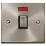 Click VPSC723BK Ingot Switch+Neon DP 20A