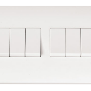 Click CMA105 Plateswitch 6G 2W 10A Whi