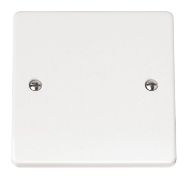 Click CMA060 Blanking Plate 1Gang Whi