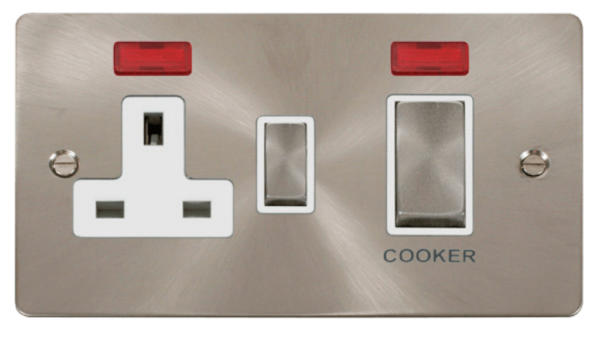 Click FPBS505WH Switch & 13A Socket 45A