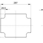 Gewiss GW44617 Mounting Plate 300x220mm