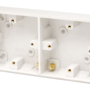 Click CMA089 Pattress Dual 29mm Whi