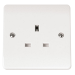 Click CMA030 Socket 1Gang 13A Whi