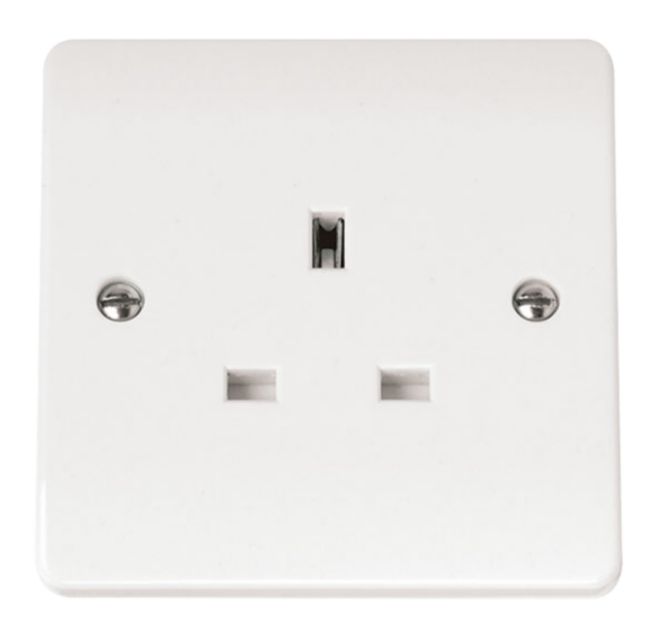 Click CMA030 Socket 1Gang 13A Whi