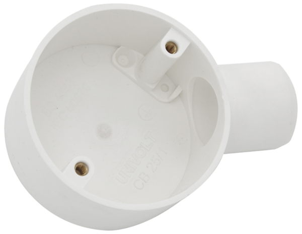 U/Volt CB20/1WH Terminal Box 20mm White