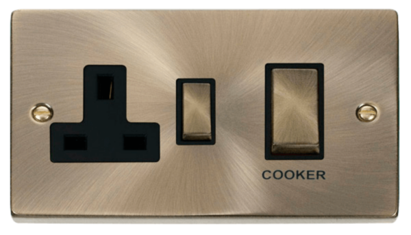 Click VPAB504BK Switch & 13A Socket 45A