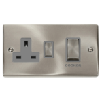 Click VPSC504GY Switch & 13A Socket 45A