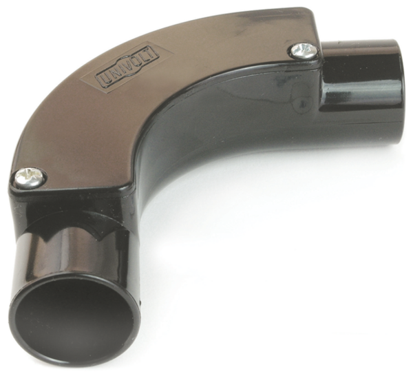 U/Volt IB25BK Inspection Bend 25mm Black