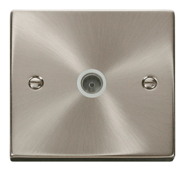 Click VPSC065WH Socket CoAx Single SC
