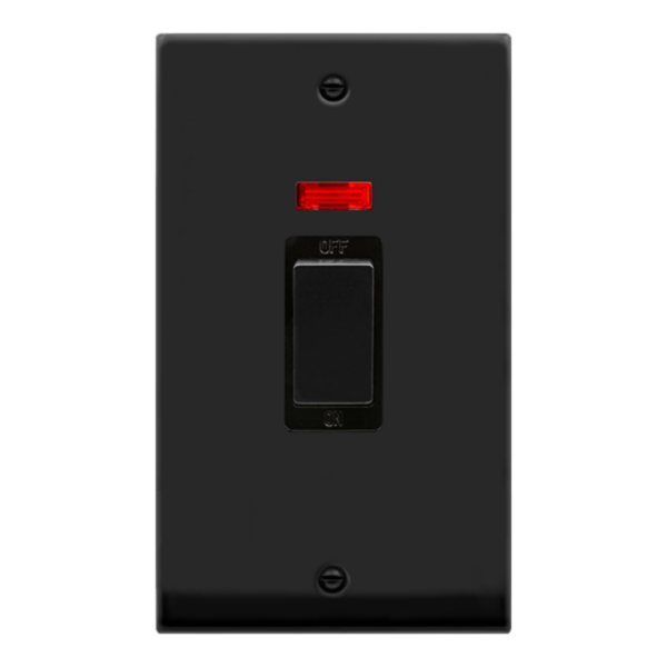 Click VPMB503BK Switch 2 Gang DP 45A
