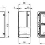 Gewiss GW44204 Junction Box 100x100x50mm