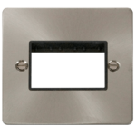 Click FPBS403BK Frontplate 1G 3Aperture