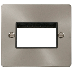 Click FPBS403BK Frontplate 1G 3Aperture