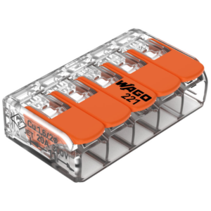 Wago 221-415 5 Way Compact Connector