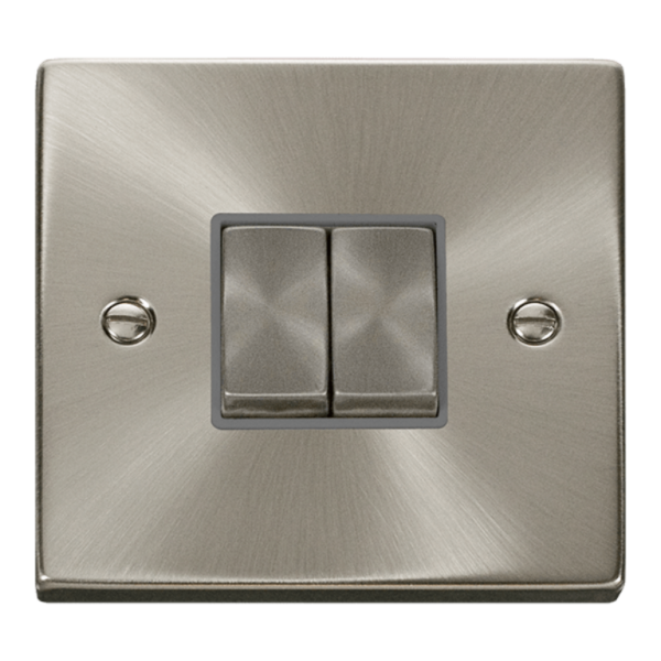 Click VPSC412GY Plateswitch 2G 2W 10A SC