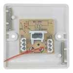 Click CMA124 Socket Tel Second Sgl Whi