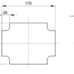 Gewiss GW44615 Mounting Plate 190x140mm