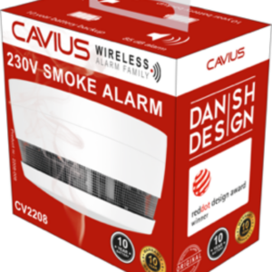 Cavius CV2208 Optical Smoke Alarm 97mm