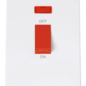 Click CMA203 Cooker Switch 2G Neon 45A