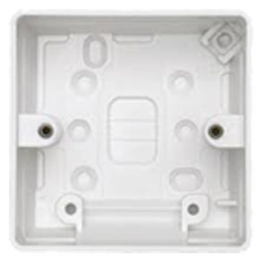 White Moulded  MK Logic plus Pattresses