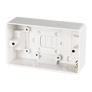 White Moulded  MK Logic plus Pattresses