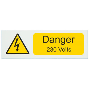 Labels & Stickers Voltage Warning Labels