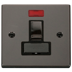 Click VPBN752BK Conn Unit Swd+Neon 13A