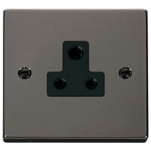Click VPBN038BK Socket 1G Unswd 5A BN
