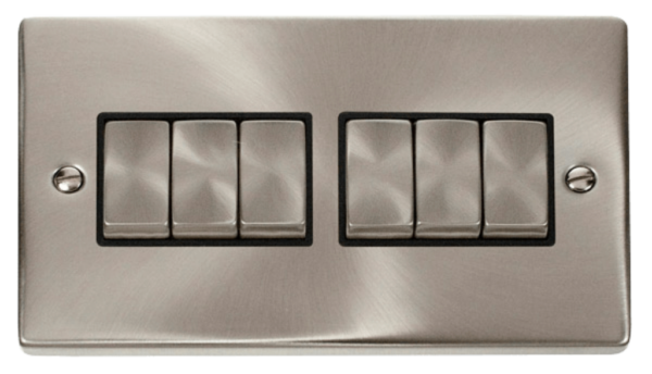 Click VPSC416BK Plateswitch 6G 2W 10A SC
