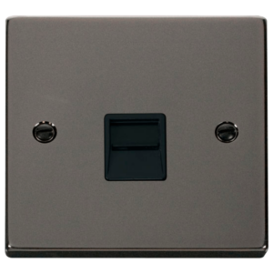 Click VPBN120BK Socket Tel Master Sgl BN